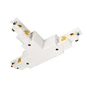 3-phase T-connector D LINE/DALI DALI controllable, codable, right-right-left, white