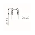 Deko-Light 1-Phasen Aufbaustromschiene D ONE, 230V, 2m, IP20, schwarz