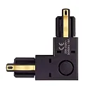 Deko-Light 1-Phasen 90°-Verbinder D ONE, links, IP20, schwarz