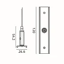 Deko-Light 1-phase ceiling suspension D ONE, graphite black
