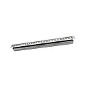 KapegoLED Bodeneinbauleuchte LINE VI, 220-240V, 32W, Silber klar / transparent, warmweiß