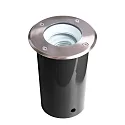 Bodeneinbauleuchte PAVO SET ROUND, IP67, 220-240V AC, GU10 max. 9W, Edelstal-Blende, begehbar, schwenkbar