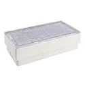 LED Boden-Einbauleuchte TABIT 100x200, IP67 IK10, 10 x 20cm, 3.7W 3000K 240lm 120°, PC grau / transparent