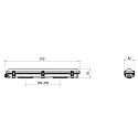 Deko-Light LED Feuchtraumleuchte TRI PROOF BASIC MOTION, IP65 IK08, mit verdecktem HF-Sensor, symmetrisch, 61cm, 18W 4000K 2520lm 120°