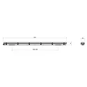 Deko-Light LED Feuchtraumleuchte TRI PROOF BASIC MOTION, IP65 IK08, mit verdecktem HF-Sensor, symmetrisch, 151cm, 55W 4000K 7700lm 120°