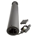 Deko-Light bollard lamp FACADO II 650MM TONED round E27 IP65, dark grey, mat dimmable