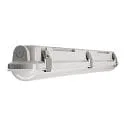 LED Feuchtraumleuchte TRI PROOF BASIC, IP65 IK08, 140lm/W, durchverdrahtet, lichtgrau, 61cm, 10W 4000K 1400lm 120°