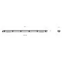 Deko-Light LED Feuchtraumleuchte TRI PROOF BASIC, IP65 IK08, 140lm/W, durchverdrahtet, lichtgrau, 151cm, 30W 4000K 4200lm 120°