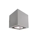 KapegoLED Wandleuchte CUBODO II DOUBLE, 220-240V, 14W, klar / transparent, silbergrau