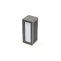 Deko-Light Outdoor Wandleuchte RILONGO, Up & Down, IP54 IK05, 220-240V, E27 max. 15W, Alu-Druckguss, abgeblendet, dunkelgrau