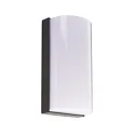 Deko-Light Outdoor LED wall luminaire GRUMIUM RUND, IP54, 10W 3000K 730lm 138°, die-cast aluminum, dark grey