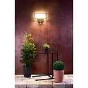 LED Außenwandleuchte ALKES L MOTION, IP65, 220-240V AC, 36W 3000K, Kopf 45° geneigt, Anthrazit, mit PIR Bewegungs-Sensor