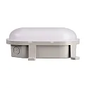 LED Feuchtraumleuchte SOTANO, IP54 IK08, 4.5 / 7.5W (multi) 3000/4000K (CCT Switch) 450/750lm 120°, schaltbar, grau