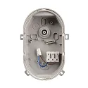 LED Feuchtraumleuchte SOTANO, IP54 IK08, 4.5 / 7.5W (multi) 3000/4000K (CCT Switch) 450/750lm 120°, schaltbar, grau