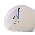LED Feuchtraumleuchte SOTANO, IP54 IK08, 4.5 / 7.5W (multi) 3000/4000K (CCT Switch) 450/750lm 120°, schaltbar, grau