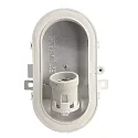 Deko-Light Wand-und Deckenleuchte SOTANO RETRO, OVAL, IP44 IK06, E27 max. 60W (LED 7W), weiß / Streuglas klar