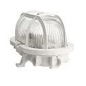 Deko-Light Wand-und Deckenleuchte SOTANO RETRO, OVAL, IP44 IK06, E27 max. 60W (LED 7W), weiß / Streuglas klar