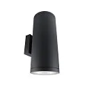 LED Fassadenstrahler SHORELINE PRO ROUND 140 UP&DOWN, IP65 IK08, 31W 3000/4000K 3400lm 36°, CRi >90, dimmbar, dunkelgrau