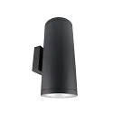 LED Fassadenstrahler SHORELINE PRO ROUND 140 UP&DOWN, IP65 IK08, 54W 3000/4000K 5600lm 36°, CRi >90, dimmbar, dunkelgrau