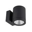 LED Fassadenstrahler SHORELINE PRO ROUND 100 DOWN, IP65 IK08, 12W 3000/4000K 1000lm 36°, CRi >90, dimmbar, dunkelgrau