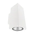 LED Fassadenstrahler SHORELINE PRO SQUARE 100 UP&DOWN, IP65 IK08, 21W 3000/4000K 2000lm 36°, CRi >90, dimmbar, weiß