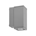 LED Fassadenstrahler SHORELINE PRO SQUARE 70 DOWN, IP65 IK08, 6W 3000/4000K 550lm 30°, CRi >90, dimmbar, hellgrau