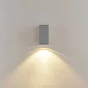 Deko-Light LED Fassadenstrahler SHORELINE PRO SQUARE 70 DOWN, IP65 IK08, 6W 3000/4000K 550lm 30°, CRi >90, dimmbar, hellgrau