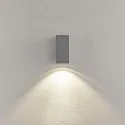 Deko-Light LED Fassadenstrahler SHORELINE PRO SQUARE 70 DOWN, IP65 IK08, 6W 3000/4000K 550lm 30°, CRi >90, dimmbar, hellgrau