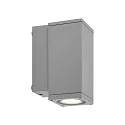 Deko-Light LED Fassadenstrahler SHORELINE PRO SQUARE 70 DOWN, IP65 IK08, 6W 3000/4000K 550lm 30°, CRi >90, dimmbar, hellgrau