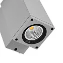 Deko-Light LED Fassadenstrahler SHORELINE PRO SQUARE 70 DOWN, IP65 IK08, 6W 3000/4000K 550lm 30°, CRi >90, dimmbar, hellgrau