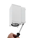 Deko-Light LED Fassadenstrahler SHORELINE PRO SQUARE 70 DOWN, IP65 IK08, 6W 3000/4000K 550lm 30°, CRi >90, dimmbar, weiß