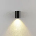 Außenwand-Strahler CAN OUTDOOR UP OR DOWN, 1-flammig, Höhe 10.8cm, GU10, starr, schwarz
