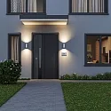 Außenwand-Strahler CAN OUTDOOR UP & DOWN, 2-flammig, Höhe 21.2cm, 2x GU10, starr, weiß