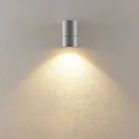 Deko-Light Fassadenstrahler ACHERNAR DOWN, IP65, GU10 max. 50W, Aluminium-Druckguss, hellgrau