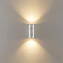 Deko-Light Fassadenstrahler ACHERNAR UP & DOWN, IP65, 2x GU10 max. 35W, Aluminium-Druckguss, weiß