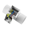Deko-Light Fassadenstrahler ACHERNAR UP & DOWN, IP65, 2x GU10 max. 35W, Aluminium-Druckguss, weiß