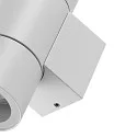 Deko-Light Fassadenstrahler ACHERNAR UP & DOWN, IP65, 2x GU10 max. 35W, Aluminium-Druckguss, weiß