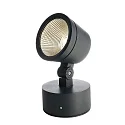 Deko-Light Outdoor LED Strahler COLT COB, IP65, 230V AC, dimmbar, Schwarzgrau, 15W 3000K 1090lm 1825cd 40°