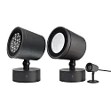 Deko-Light Outdoor LED Strahler COLT RGBWW, IP65, 24V DC, 36W RGB + 2700K 1500lm 20°, dimmbar, Schwarzgrau