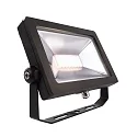 Outdoor LED Flutlichtstrahler FLOOD SMD 30, IP65 IK08, mit 120cm IP-Steckerkabel, neigbar, 30W 3000K 3600lm 100°, schwarz