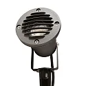 Deko-Light Erdspießstrahler SPIKY 100mm, 1xGU10, IP65 IK05, inkl. Abdeckung + 250cm Anschlusskabel und IP44 Anschlussstecker, schwarz