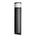 Deko-Light Outdoor Steckdosen-Turm ARAWAN, IP44, 2-fach, 100-240V AC, Alu-Druckguss, schaltbar, mit LED Beleuchtung, 4.8W 3000K 150lm