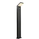 LED Pollerleuchte TUCANAE MOTION, IP54, mit Sensor, 100cm, 18W 3000K 1650lm 110°, dunkelgrau
