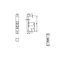 Deko-Light LED Energieverteiler LERNA 1000, 100cm, 2 Steckdosen, 50/100°, 7,4W 3000/4000K 237/256lm, IP65 IK06, Alu-Druckguss, dunkelgrau