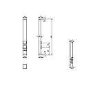 Deko-Light LED Energieverteiler LERNA 600, 60cm, 2 Steckdosen, 50/100°, 7,4W 3000/4000K 237/256lm, IP65 IK06, Alu-Druckguss, dunkelgrau