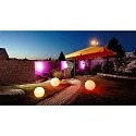 Deko-Light Dekorative Outdoor Kugelleuchte DORADUS, IP65/IP44 IK07, E27, Kunststoff (LLDPE), mit Steckerkabel, weiß, Ø 38cm