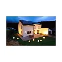 Deko-Light Dekorative Outdoor Kugelleuchte DORADUS, IP65/IP44 IK07, E27, Kunststoff (LLDPE), mit Steckerkabel, weiß, Ø 56cm