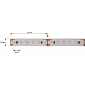 Deko-Light Flexibler LED Strip, IP20, 120 LED / m (SMD 2835), 24V, 94W 3000K 6610lm 120°, CRi >90, 10 Meter