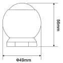 Deko-Light Steuerung RF-SMART PIR-Bewegungsmelder, 120°, 7m, 3V DC, IP54, weiß