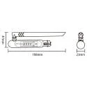 Deko-Light Steuerung RF-SMART SINGLE/CCT/RGB/W+CCT DMX-Gateway, 2,5W, 5V DC, 16 Zonen, IP20, schwarz